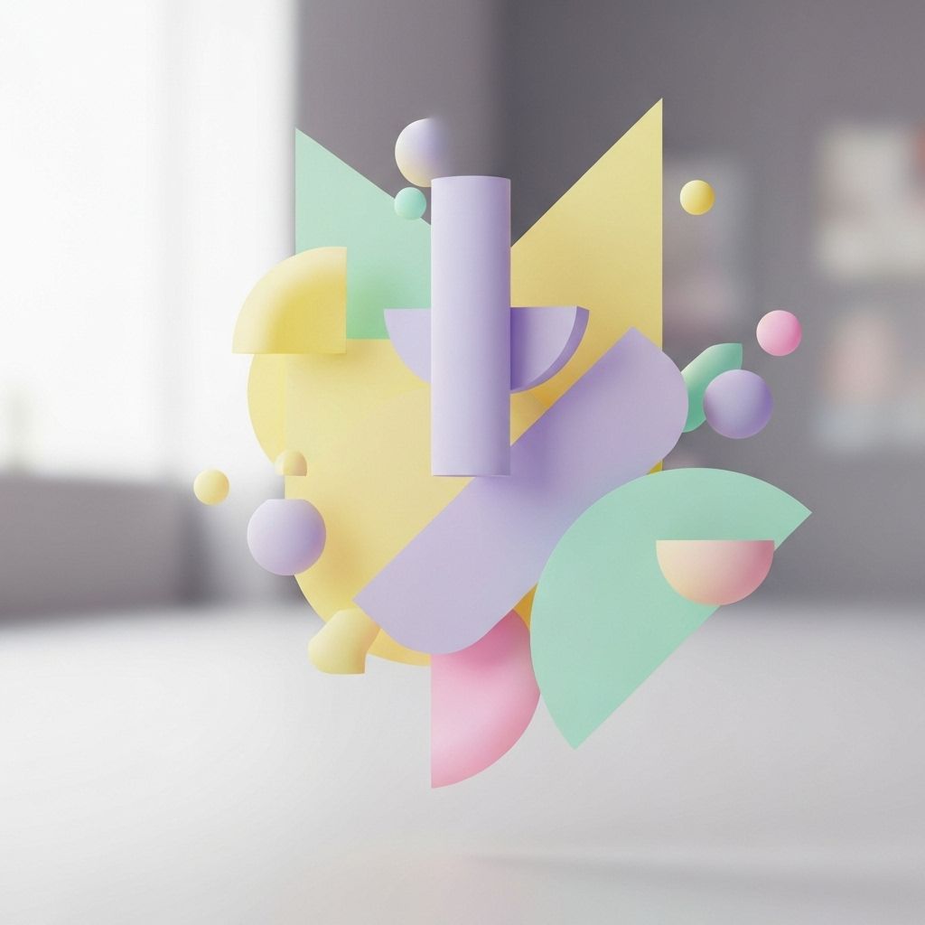 Abstract colorful shapes