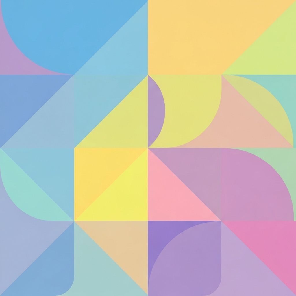 Abstract colorful shapes